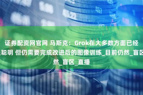 证券配资网官网 马斯克：Grok在大多数方面已经比人类聪明 但仍需要完成改进后的图像训练_目前仍然_盲区_直播