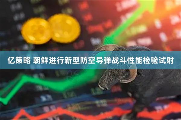 亿策略 朝鲜进行新型防空导弹战斗性能检验试射